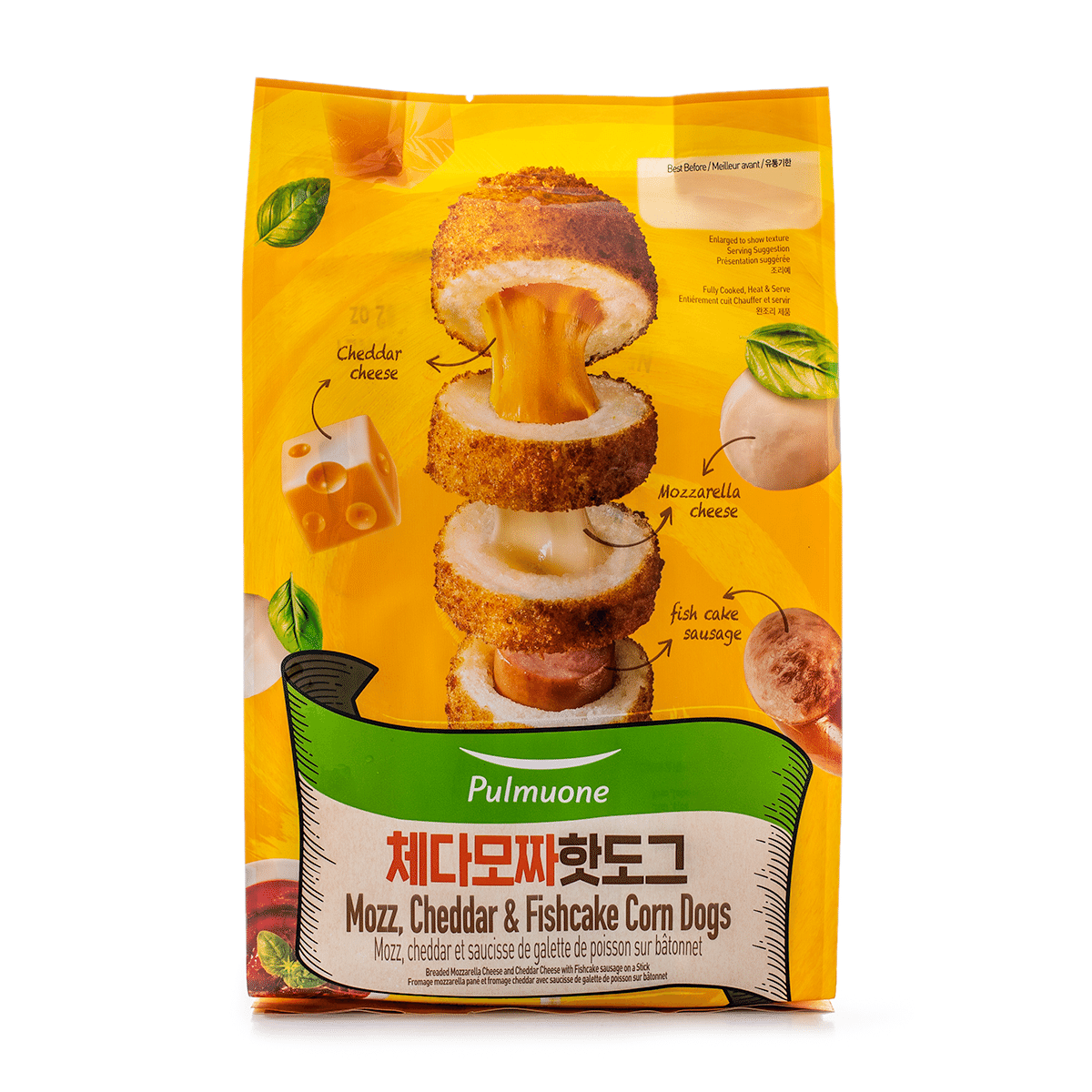 圃美多 奶酪鱼饼玉米热狗 冷冻 14.1 盎司