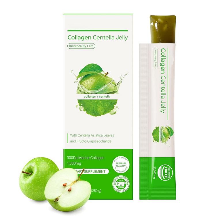 เยลลี่แท่งเมล็ดเจีย คอลลาเจน รสแอปเปิ้ล