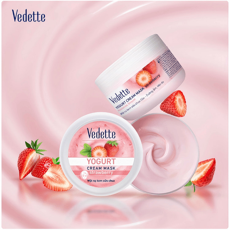 Vedetee Strawberry Yogurt Mask: Acne Care