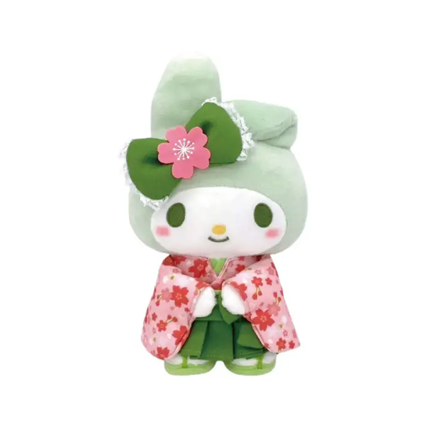 [Livraison directe du Japon] Sanrio Japon My Melody Série de kimonos matcha Porte-clés en peluche Pendentif 1 pièce