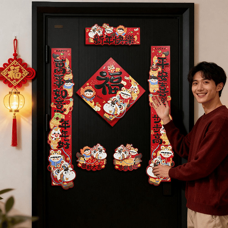 2026马年立体马年对联 新年快乐2 1 份