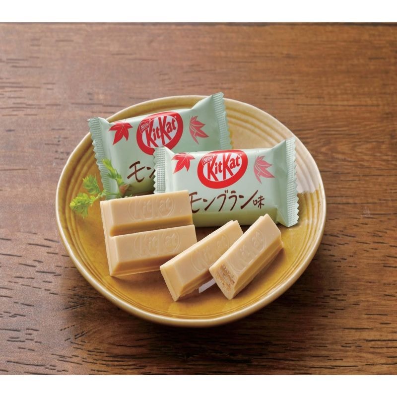 【日本直邮】日本 NESTLE KIT KAT 期间限定 栗子蒙布朗 巧克力威化饼干10枚入
