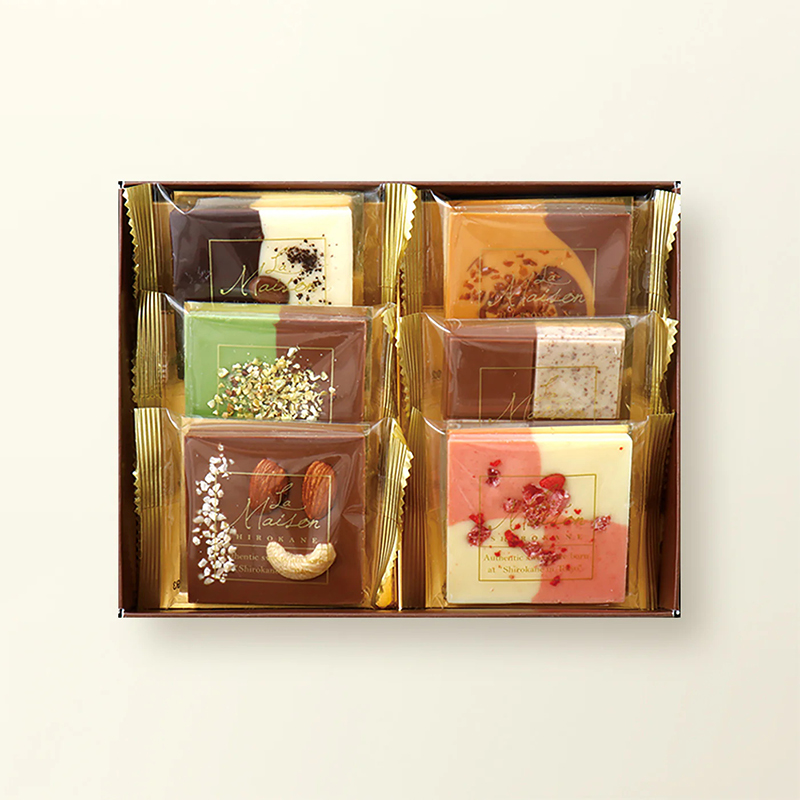 SHIROKANE チョコレートプラッター 6個入 - Weee!