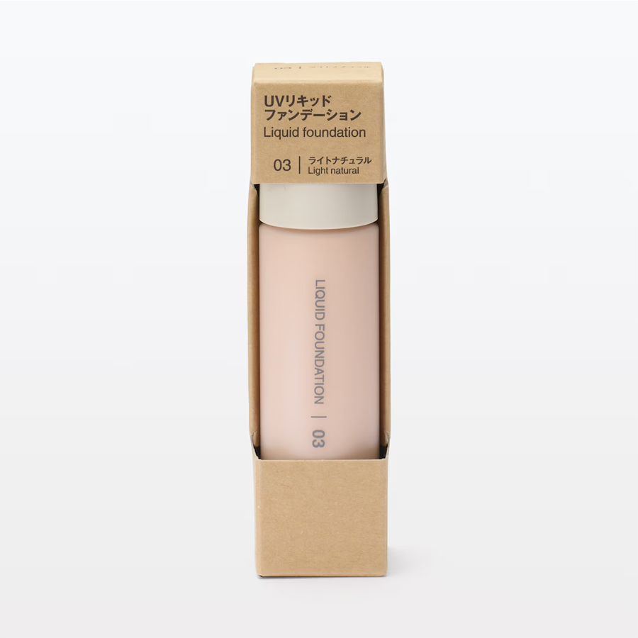 日本直邮】 日本MUJI 无印良品防晒粉底液03号浅自然色30ml - Detail