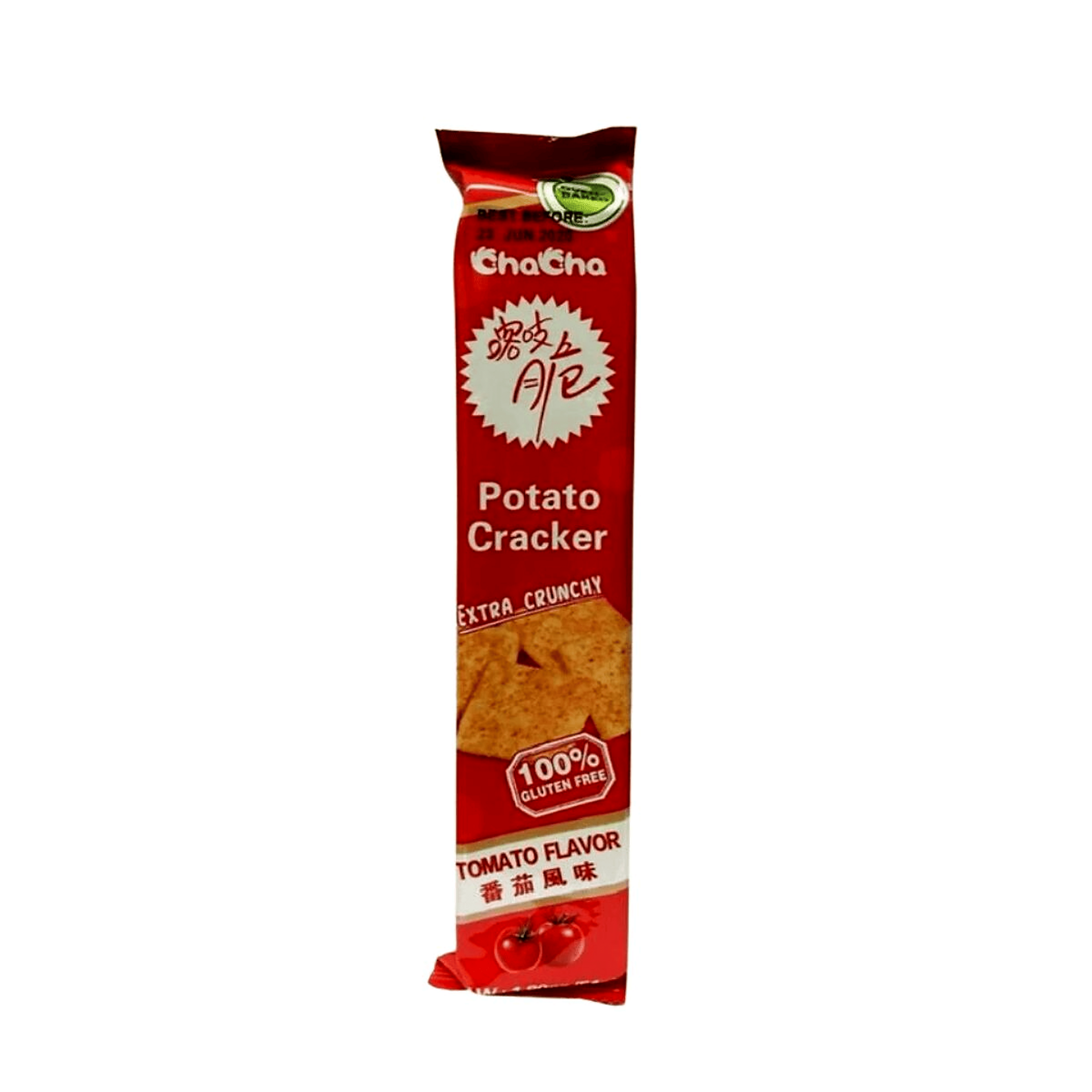 CHACHA Potato Cracker Tomato Flavor 3 packs