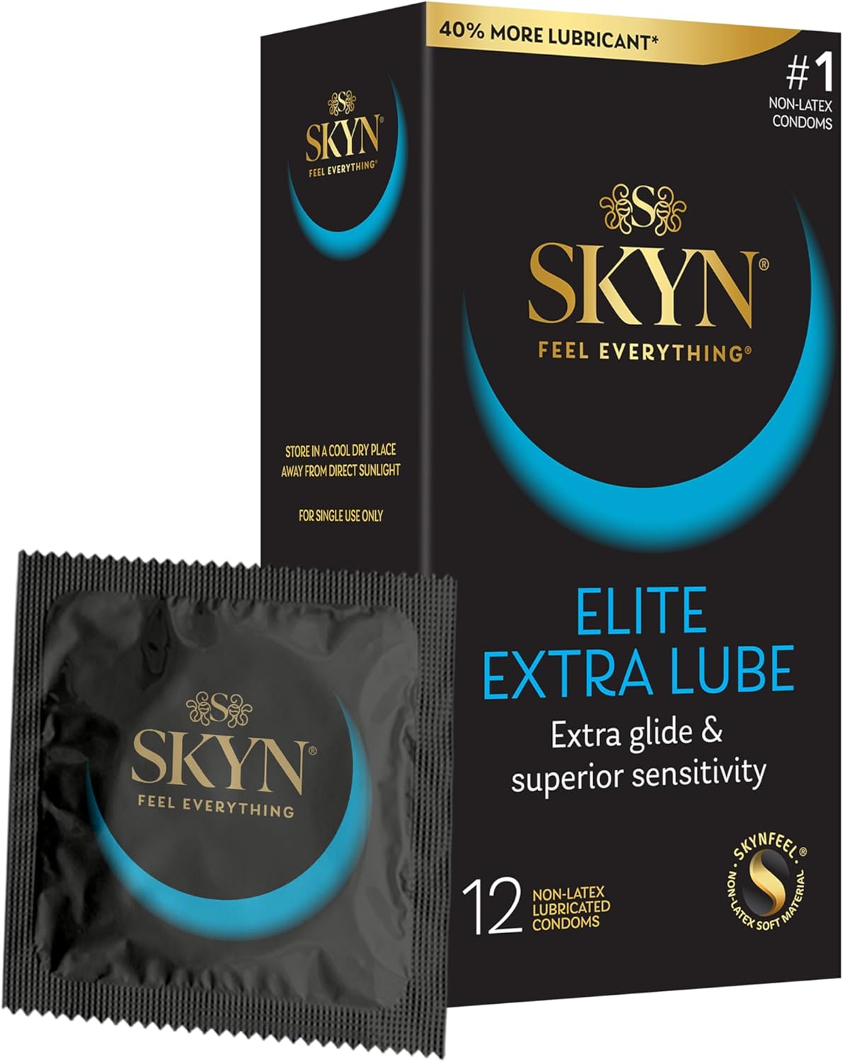 Get SKYN Elite Extra Lube Ultra-Thin, Lubricated Latex-Free Condoms  Ultra-Silky Delivered | Weee! Asian Market