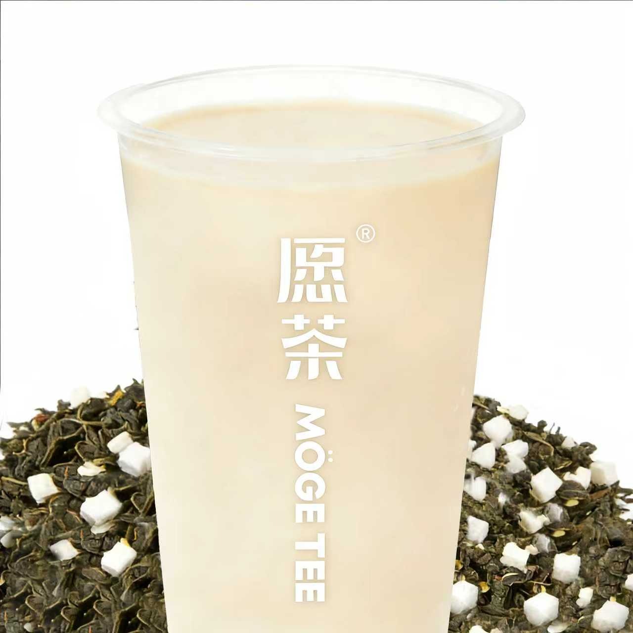 Milk tea - Peach Oolong 50% Sugar 16oz 1 each