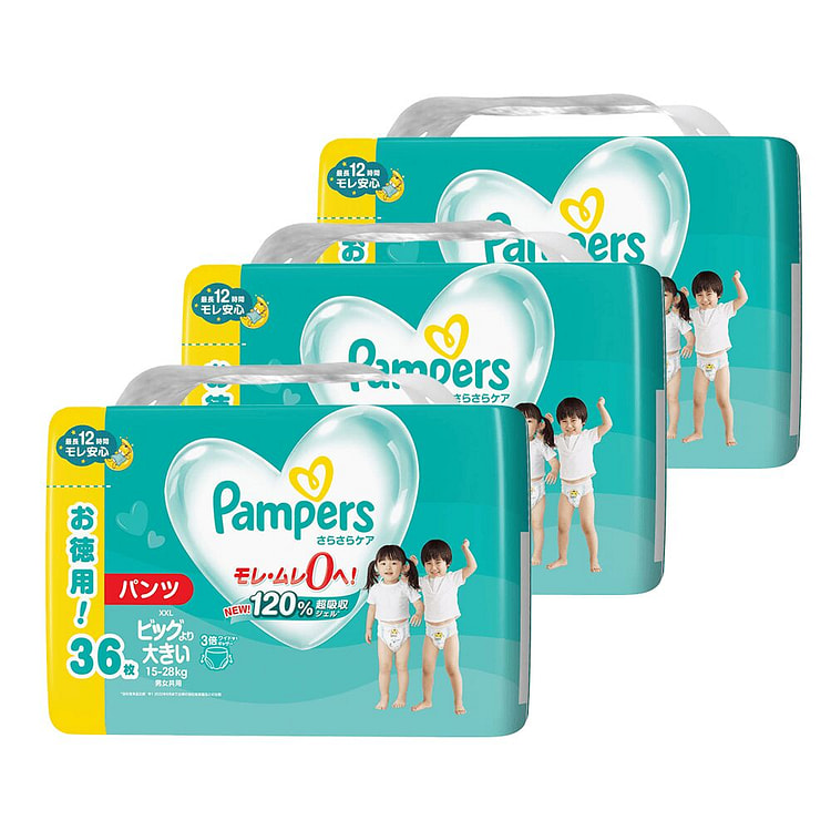 Pampers XXL Pants Diaper Case 15-28kg 36pcx3 1 case