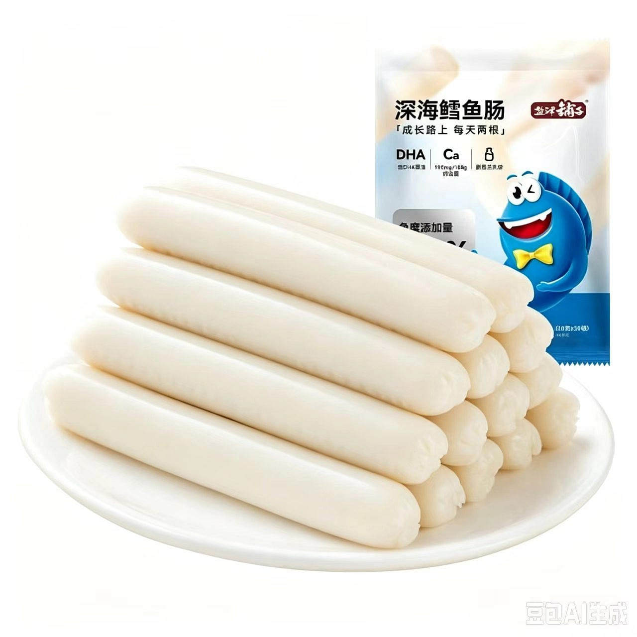 Yanjinpuzi Cod Fish Sausage Original 10pcs 100 g