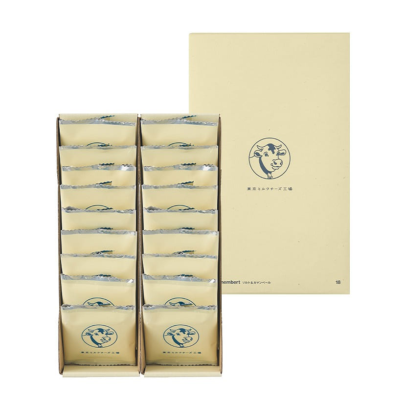 Salt & Camembert Cheese Cookie 18 pcs 1 box