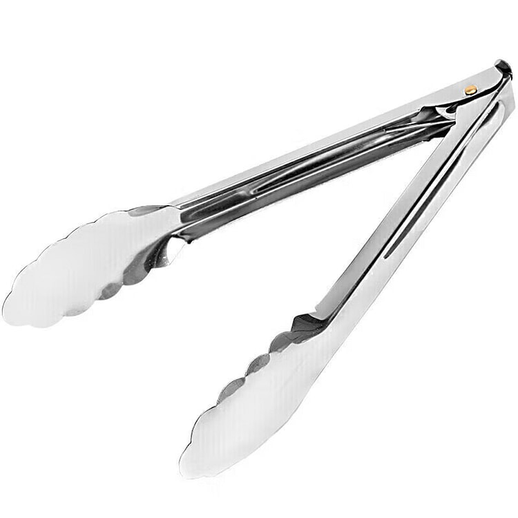 SKJ Steel Handle Food Tongs