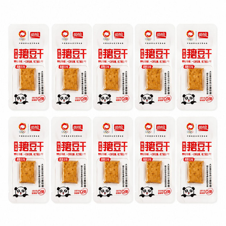 Panpan Spicy Handcrafted Tofu Snacks Mixed Flavor 1 each