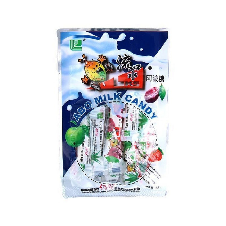 阿波糖 怀旧零食流口水酸奶棒1包 17 克
