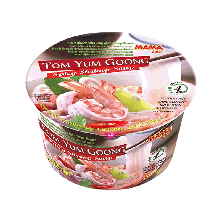 Mama Instant Rice Noodles Tom Yum Goong Flavor 1 each