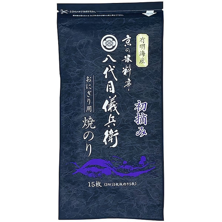 Isobijin Hachidaime Gihei Onigiri Nori 15 Sheets 1 each
