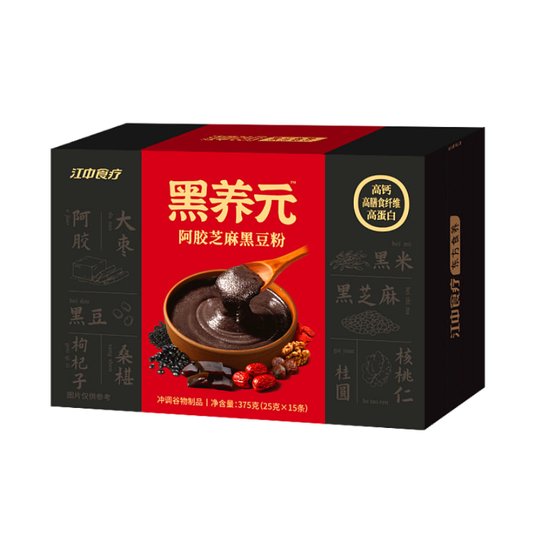 江中黑养元粉 营养代餐 375g*1 箱 375 克