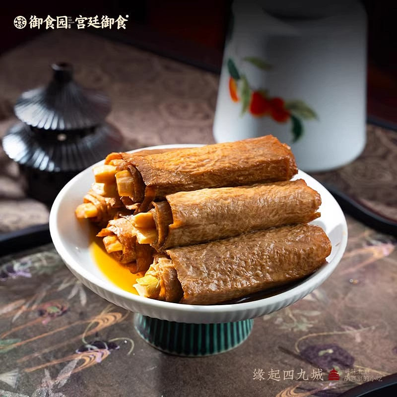 老北京御食园笋丝豆干即食手撕笋尖素肉300g五香味 300 克