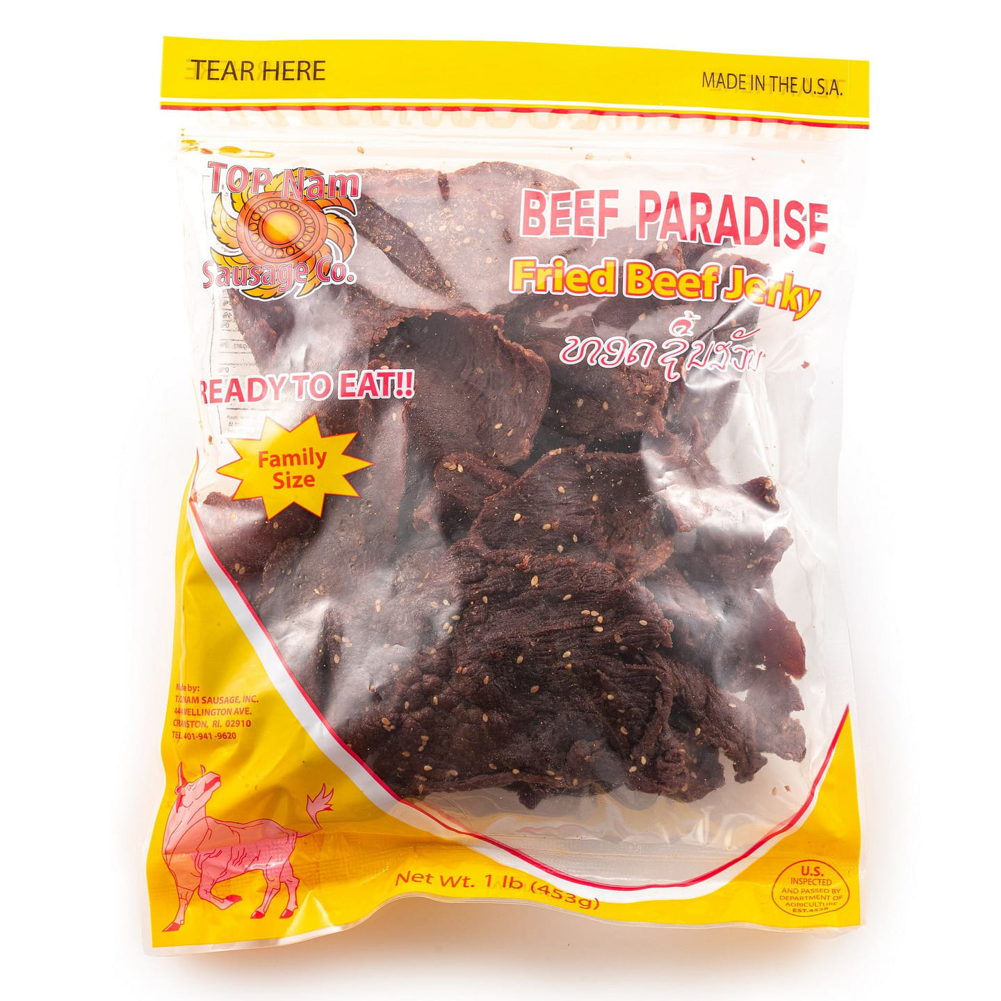 TOP Nam Beef Paradise Fried Beef Jerky 1 each