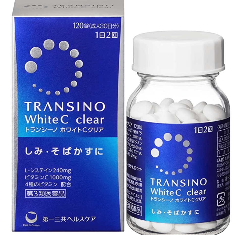 Daiichi Sankyo Vitamin C Whitening Pills 120 Tablets 1 box