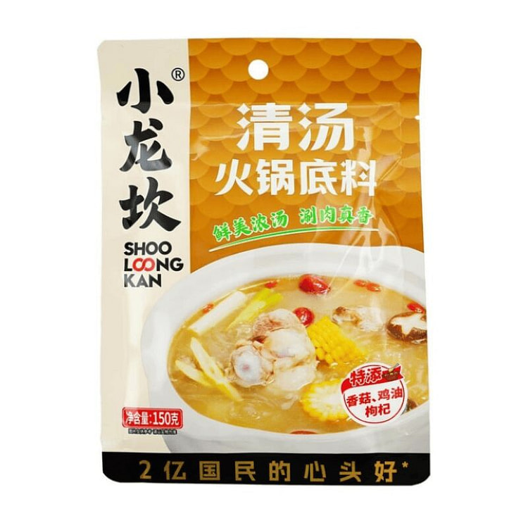 小龙坎清汤火锅底料 150克（2-3人份）*1袋 150 克