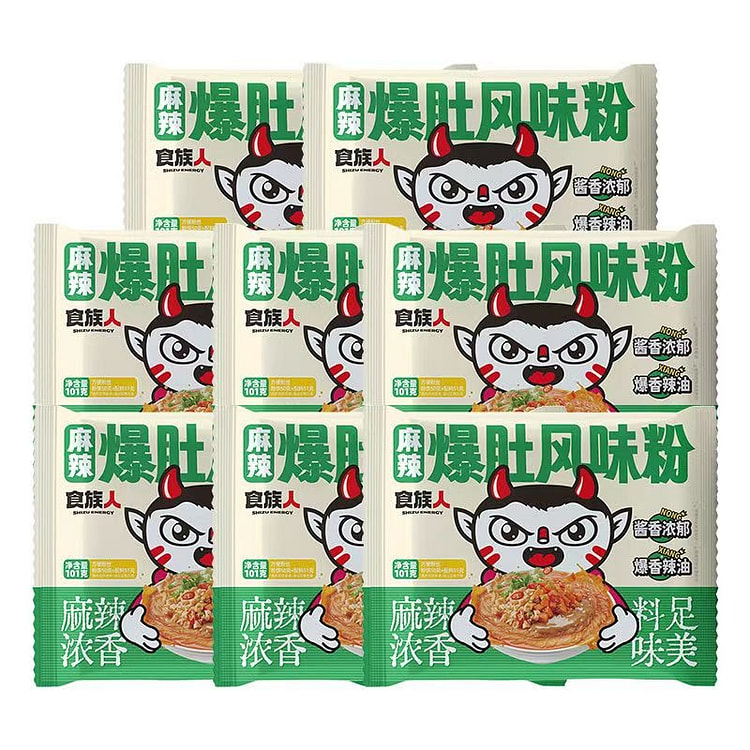 食族人麻辣爆肚风味粉袋装麻酱米线速食 101 克