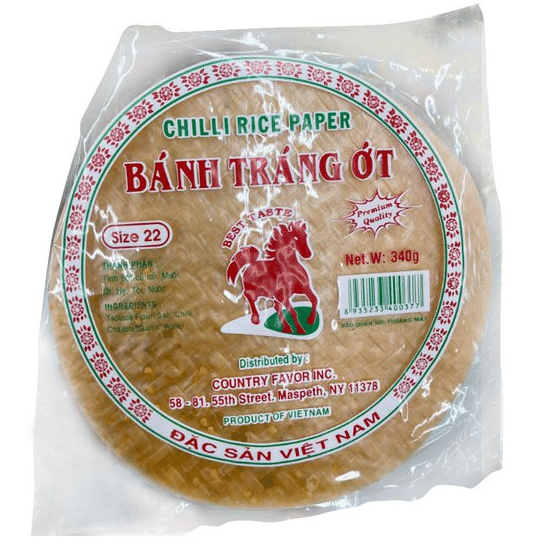 Chilli rice paper size 22, 340g 1 each