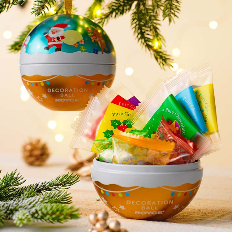 ROYCE Christmas Selection Chocolate Decoration Balls Gift Box 9 pcs