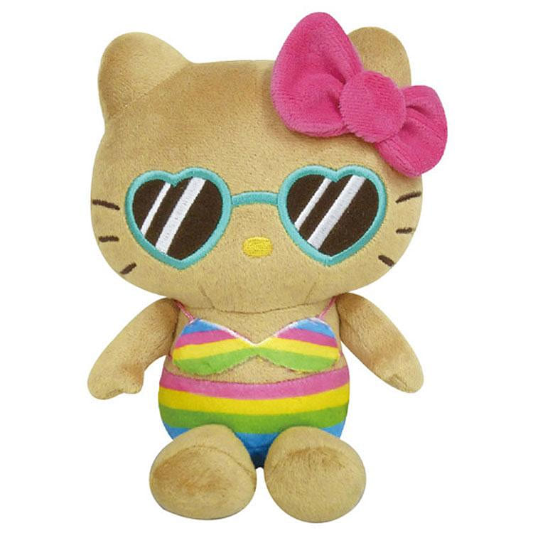Sanrio Black Hello Kitty Plush Toy Sunglasses 1 each