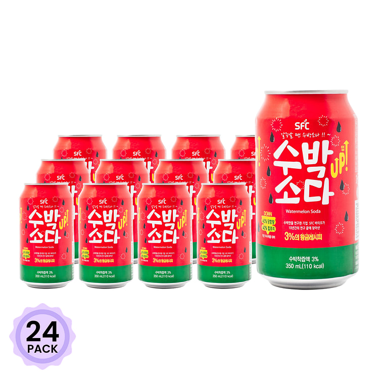 SFC 西瓜汽水 350 毫升*24 包