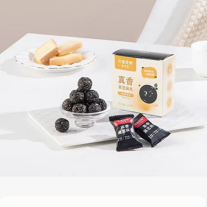 Hua Jie Shi Yang Black sesame pill 100g*1 box 100 g