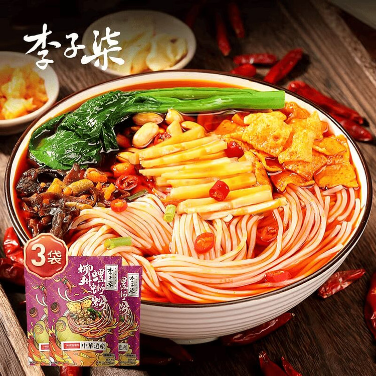 李子柒加辣加量400g*3袋螺蛳粉 1200 克