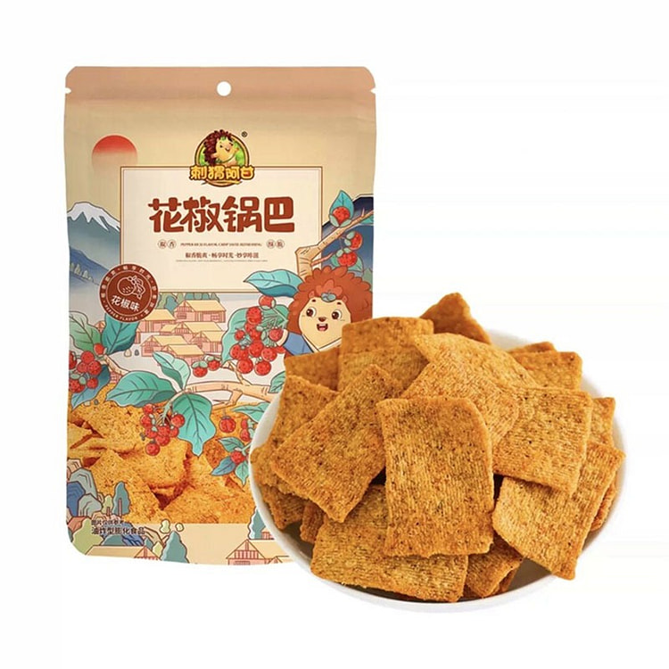 【美国直邮】刺猬阿甘 花椒锅巴 花椒味 1袋