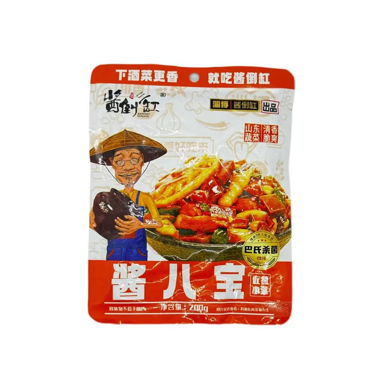 Sauce-Poured Jar Eight Treasures Pickles 200g*2 Ba 400 g