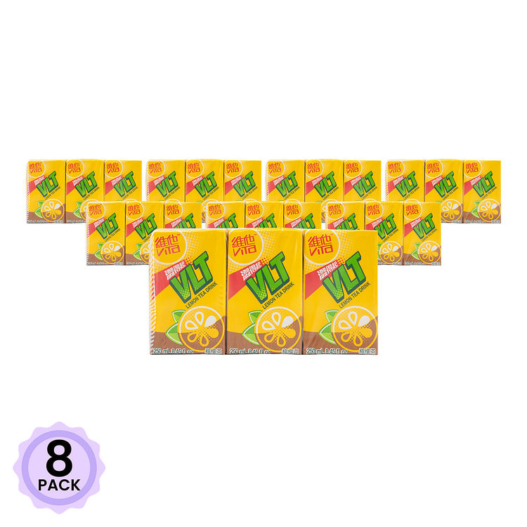 维他 柠檬茶 250ml*6 (新旧包装混发） 1 份*8 包