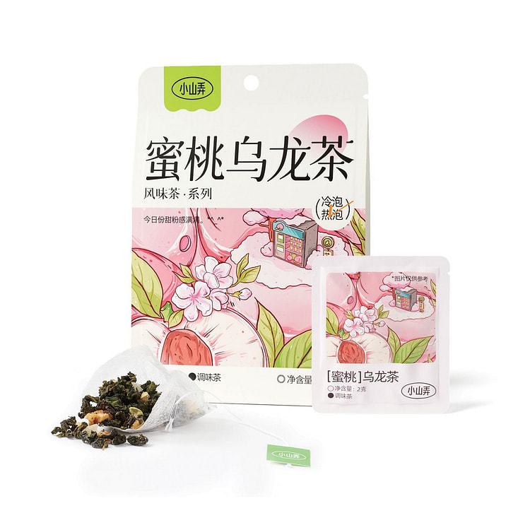小山弄 蜜桃乌龙茶 7袋装 果茶包 清爽解腻泡水喝