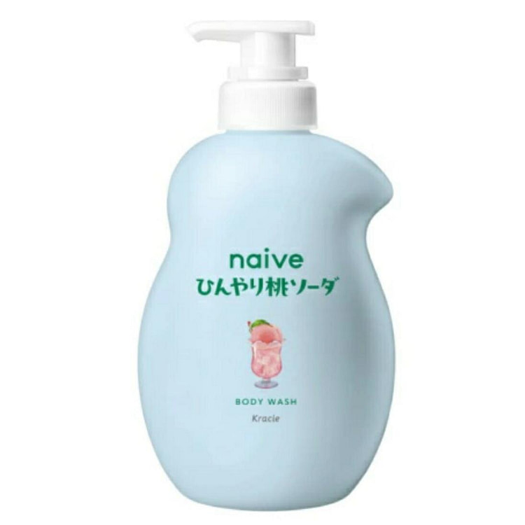 Kracie Naive Body Wash Cool Peach Soda Scent Pump