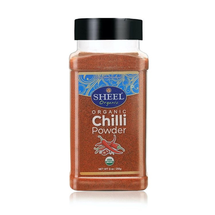 Sheel Organic Chilli Powder, USDA - 9 oz / 255g 1 each