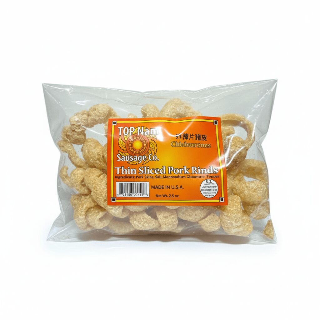 THIN SLICED PORK RINDS (Regular) Da Heo Chien Gion 71 g
