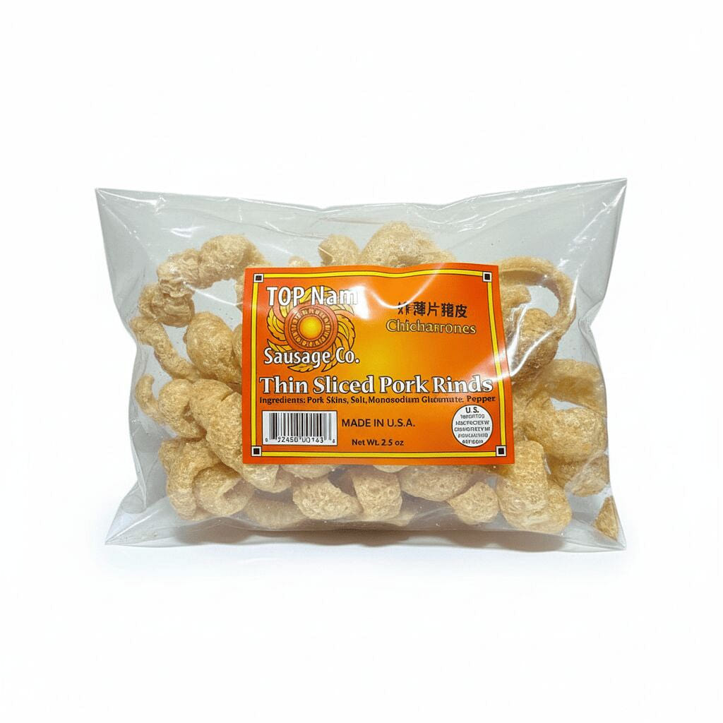 THIN SLICED PORK RINDS (Regular) Da Heo Chien Gion 71 g