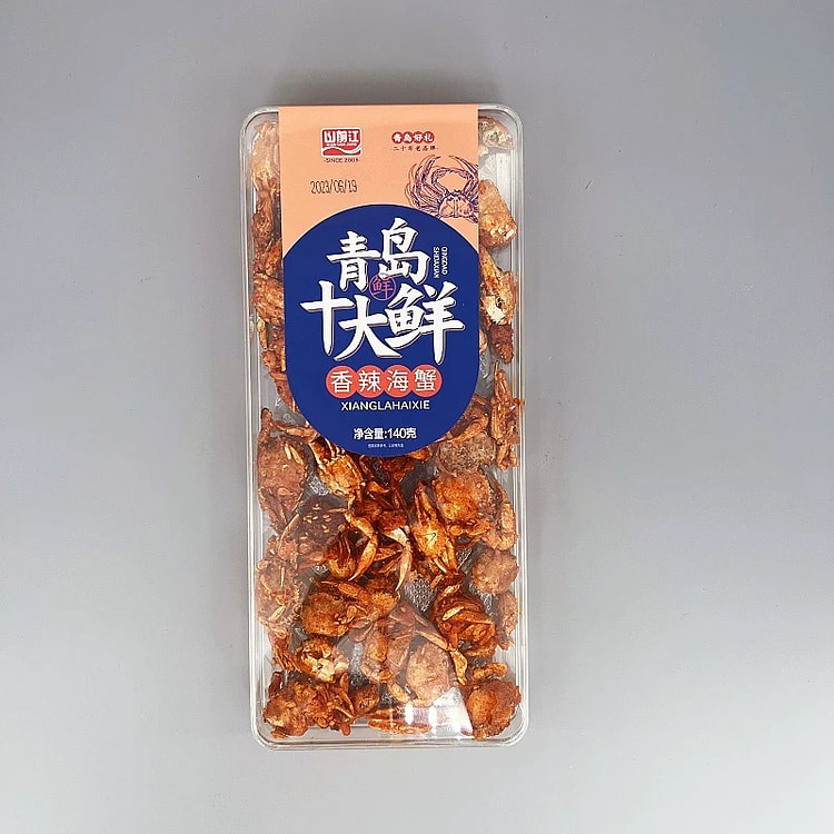 青岛特产  干海鲜《香辣海蟹》1盒