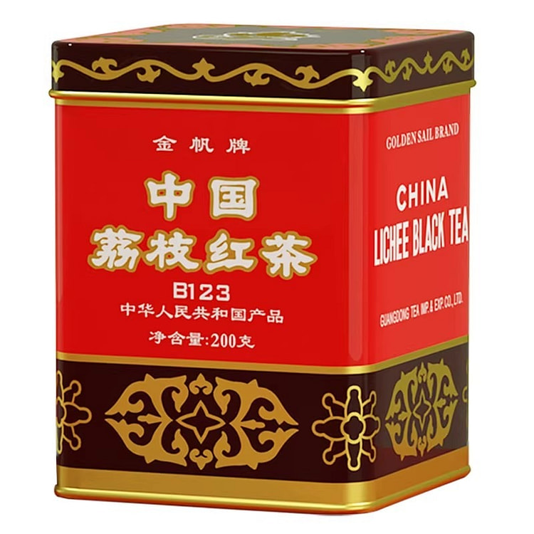金帆牌中国荔枝红茶200g高山春茶回甘岭南特色茗茶