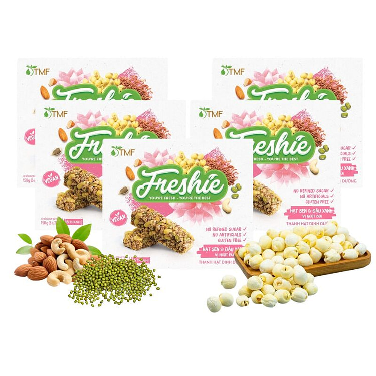 Freshie Granola Bar (Lotus Seed & Mung Bean) 5 Box