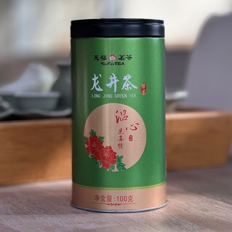 中国【天福茗茶】温心见真情龙井 M7-100g
