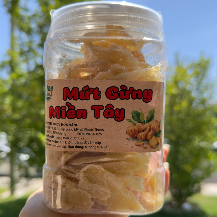 candied ginger - crystallized ginger 500 g