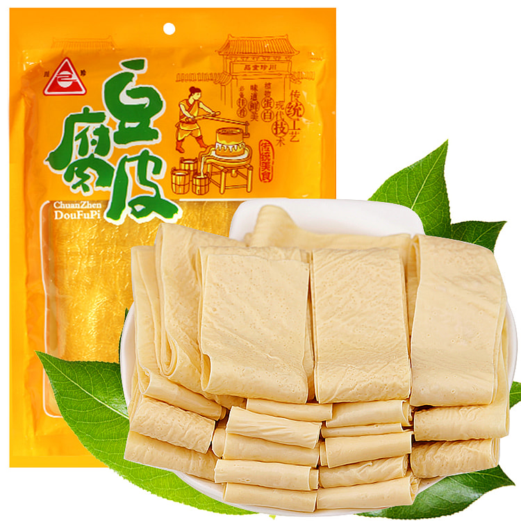 川珍 豆腐皮油豆皮干豆皮干火锅食材 200g*1袋