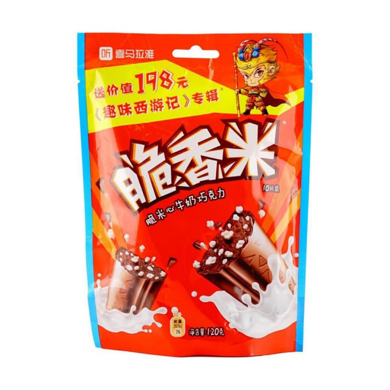 Cocoa Flavor Rice Cracker 120 g