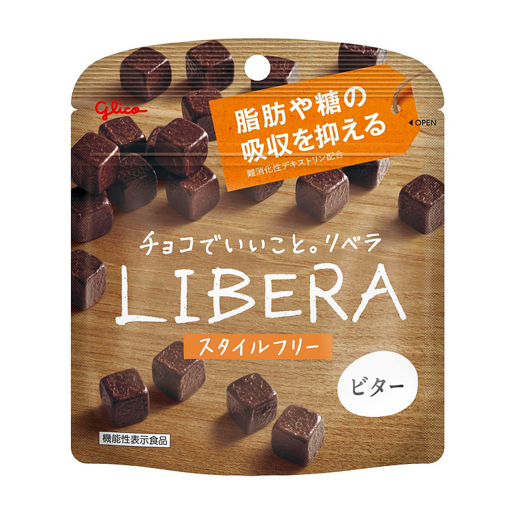 Glico LIBERA Bitter Dark Chocolate