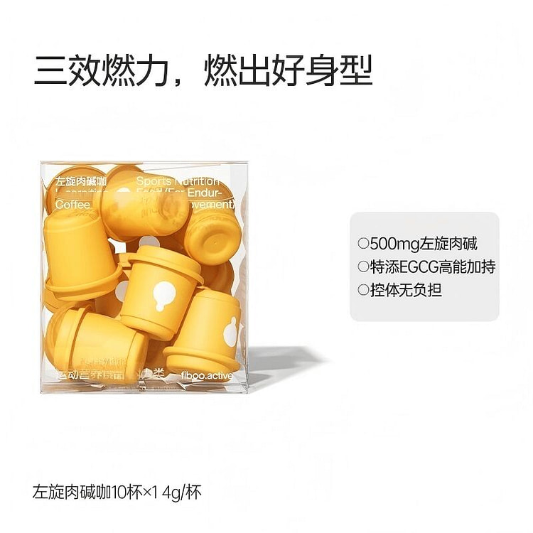 Fiboo L-Carnitine Black Coffee 140 g