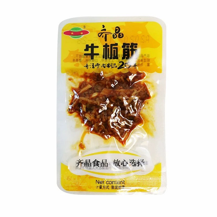 湖南小吃齐晶小包装板筋香辣味10g*10