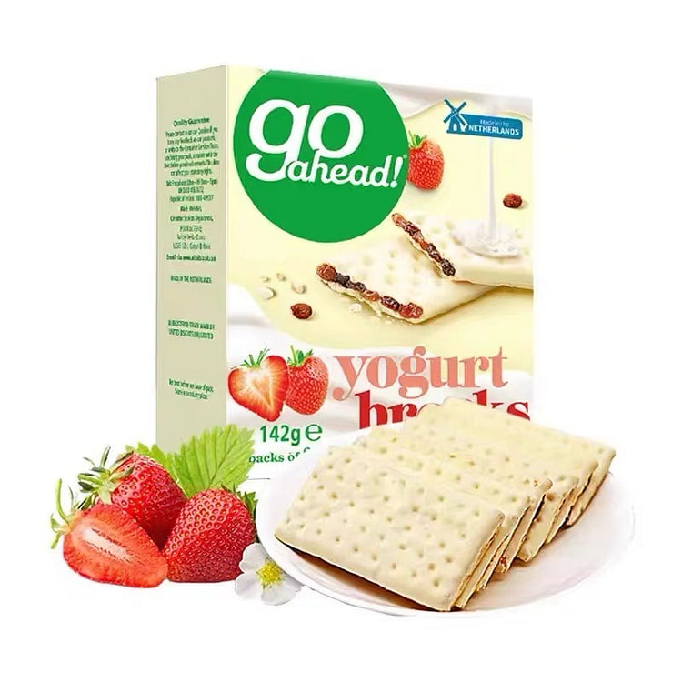 Goahead Yogurt-Coated Strawberry Sandwich Cookies 142 g